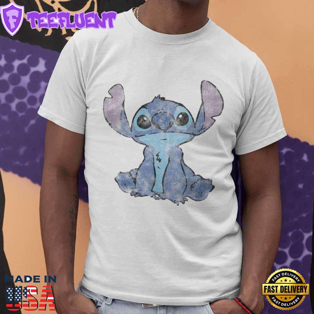Distressed Stitch T-Shirt Disney