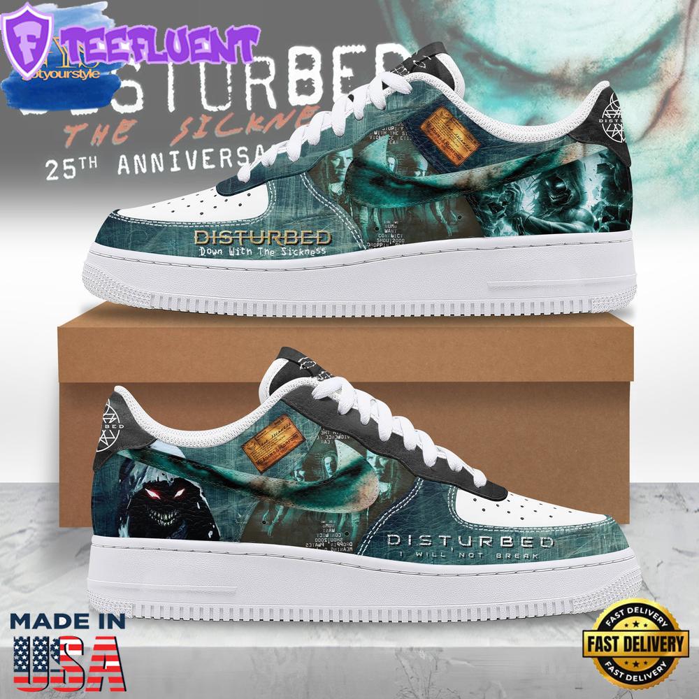 Disturbed 25th Anniversary Air Force 1 Sneakers