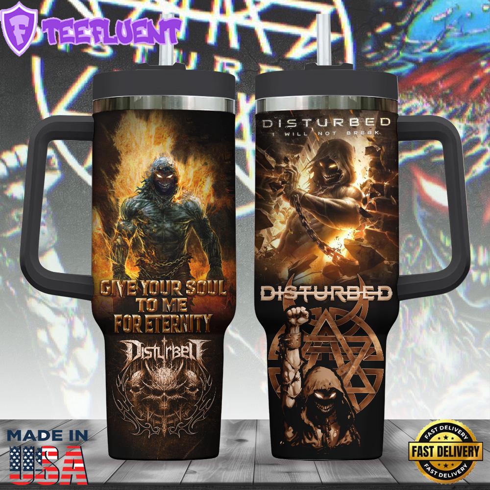 Disturbed 40oz Stanley Tumbler Gift For Man And Women