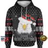 Dixie Merry Christmas Eagle Christmas Hoodie All Over Print