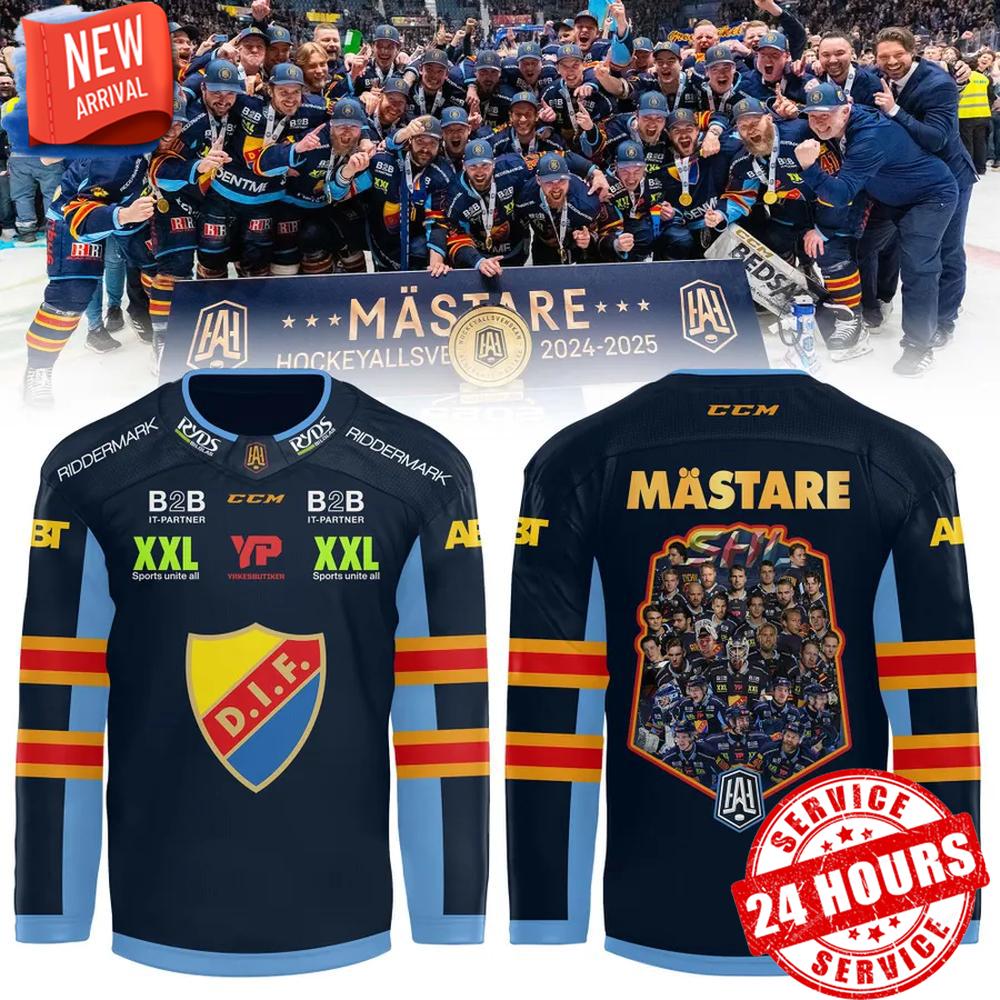 Djurg?rdens IF M?stare Hockey Allsvenskan 2025 Hockey Jersey