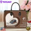 Doberman Pinscher Forever In My Heart Leather Bag