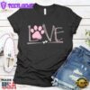 Dog Love Colored Print Version 4 T-Shirt