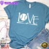 Dog Love Softball T-Shirt