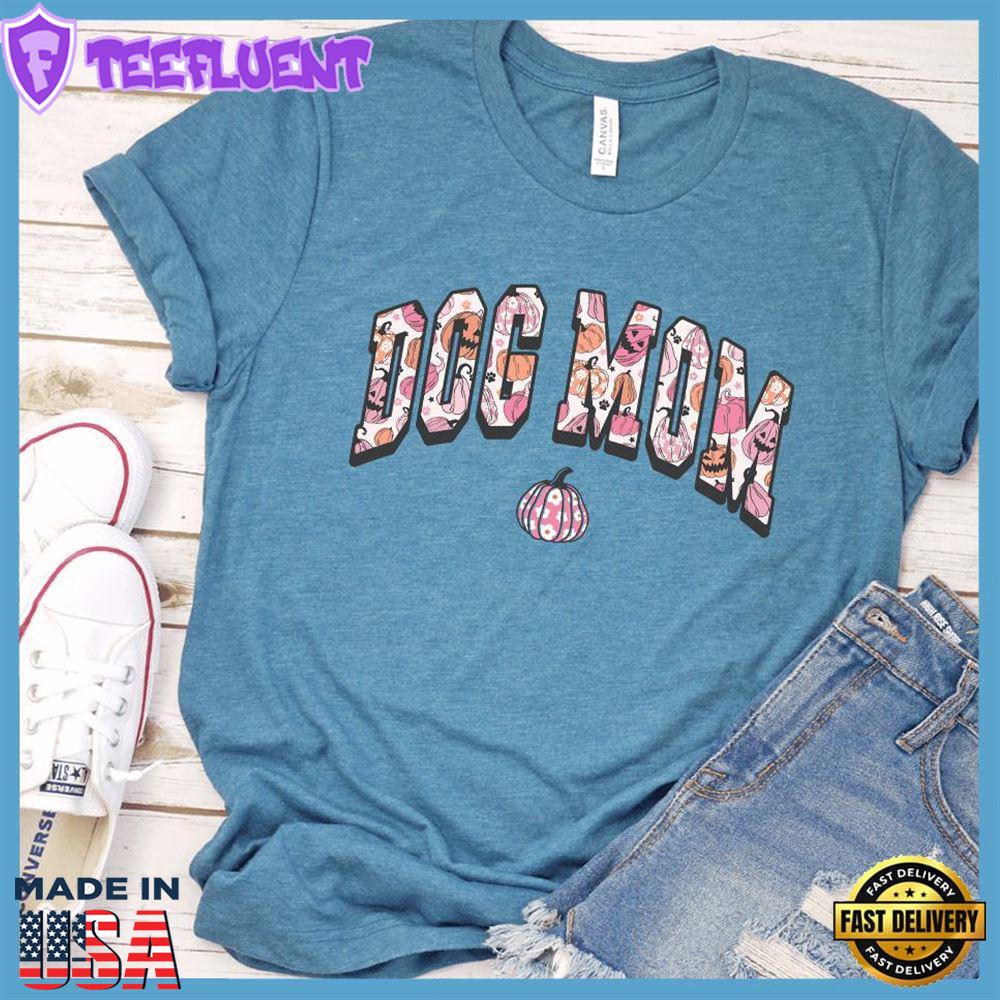 Dog Mom Halloween Colored Edition T-Shirt