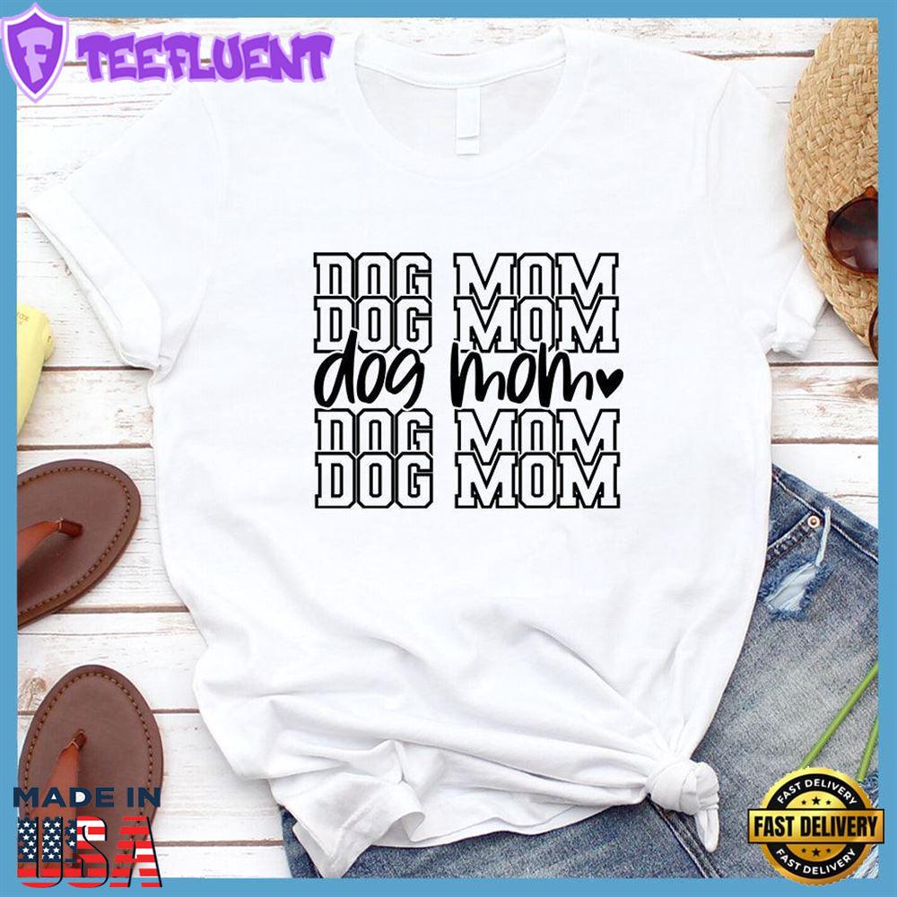 Dog Mom Heart T-Shirt
