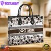 Dog Mom Pu Leather Bag Gift For Dog Lover Dog Mom Gift Ideas Christ Gifts Leather Bags