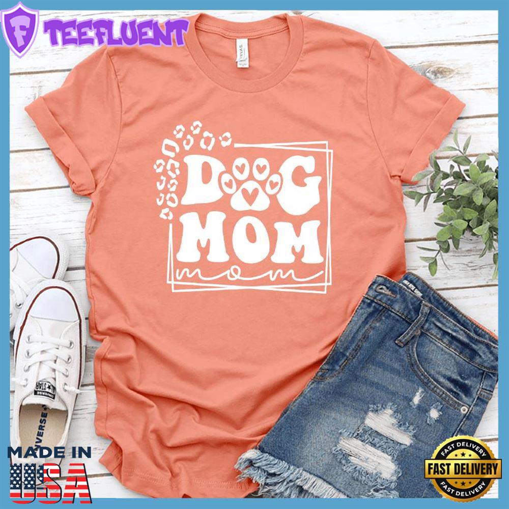 Dog Mom Retro T-Shirt