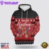 Dog Paws Merry Christmas All Over Print 3D Hoodie