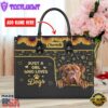 Dogues de Bordeaux Dog Just A Girl Who Loves Dogs Leather Handbag