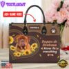 Dogues de Bordeaux Dog Kisses Fix Everything Leather Handbag