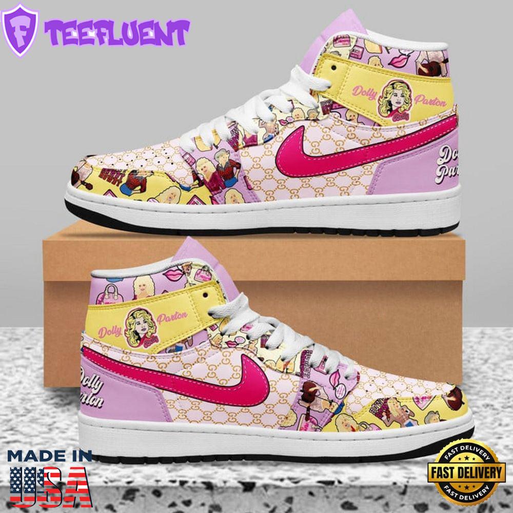 Dolly Parton Gucci Theme Custom Air Jordan 1 Sneakers