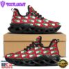 Dots Merry Christmas Print Pattern Black Max Soul Shoes