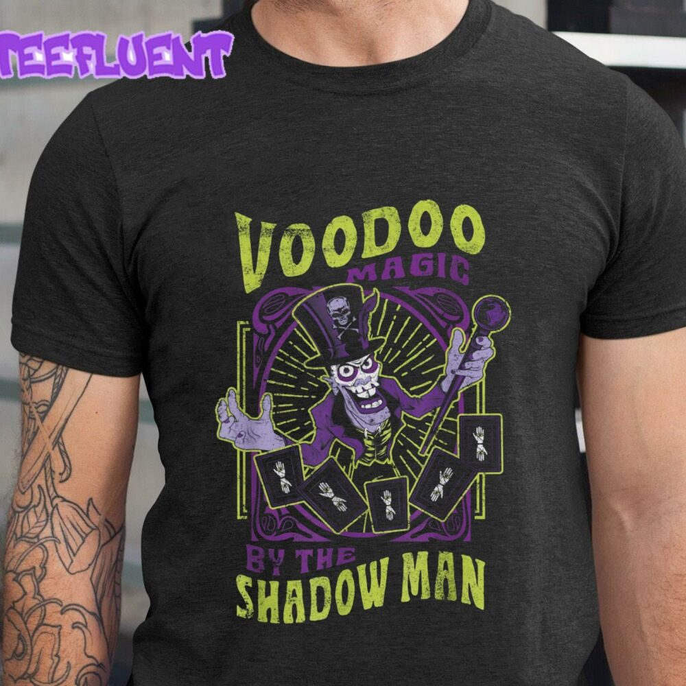 Dr Facilier Voodoo Magic By The Shadow Man Shirt The Princess And The Frog Disney Villains T-shirt Mickey's Not So Scary Halloween Party
