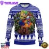 Duke Blue Devils Groot Hug Christmas Ugly Sweater Sport For Fan