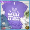 Easily Distracted By Dogs Version 3 T-Shirt
