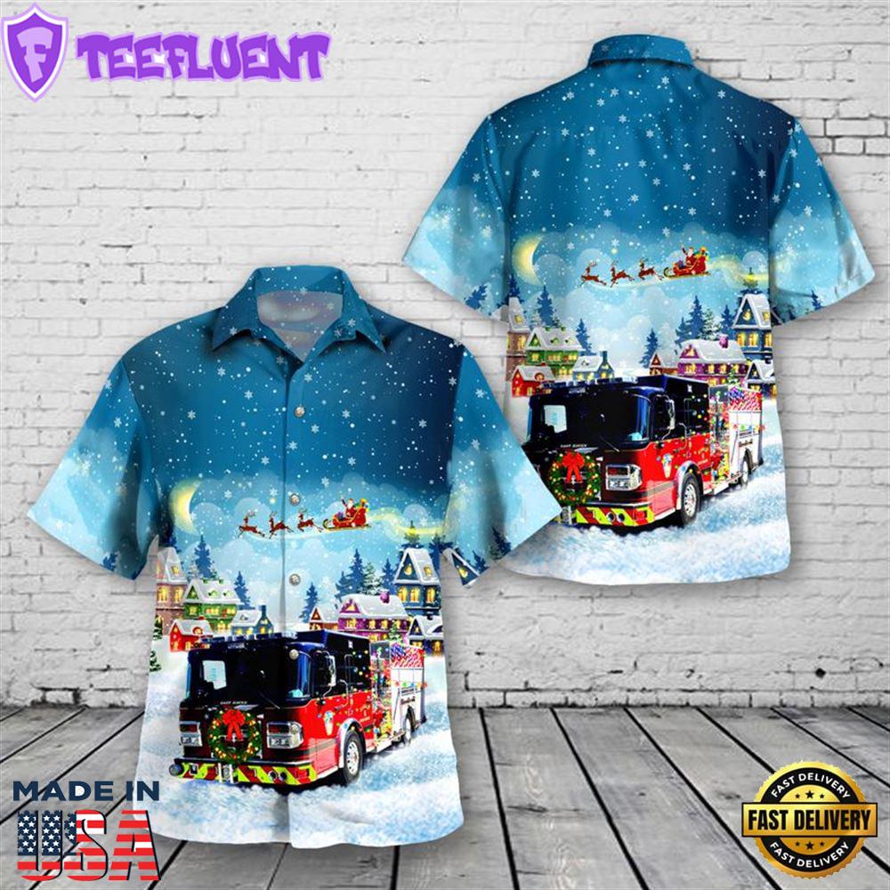 East Haven, Connecticut, East Haven Fire Department Christmas Hawaiian Shirt