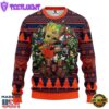Edmonton Oilers Groot Hug Christmas Ugly Sweater Sport For Fan