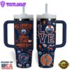Edmonton Oilers NHL Custom Stanley Quencher 40oz Stainless Steel Tumbler With Handle 2