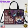 Elegant Butterfly Leather Bag Life Is About Discovering Who God Created You To Be Christ Gifts Leather Bags
