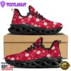 Elements Merry Christmas Print Pattern Black Max Soul Shoes