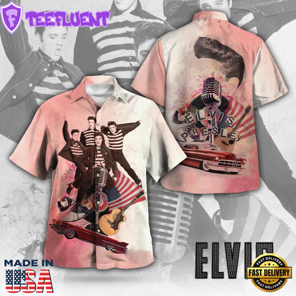 Elvis Presley 3D Gift Summer Hawaiian Shirt