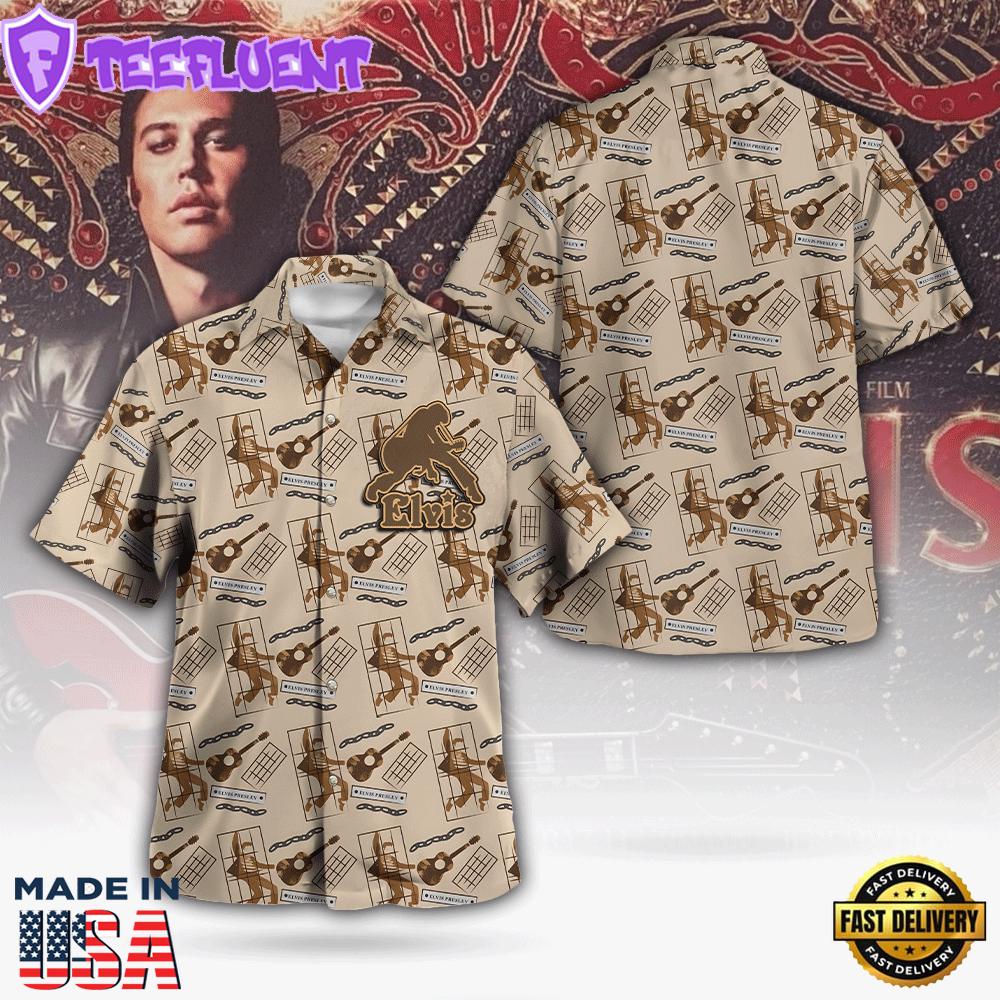 Elvis Presley 3D Gift Summer Hawaiian Shirt For Man And Women