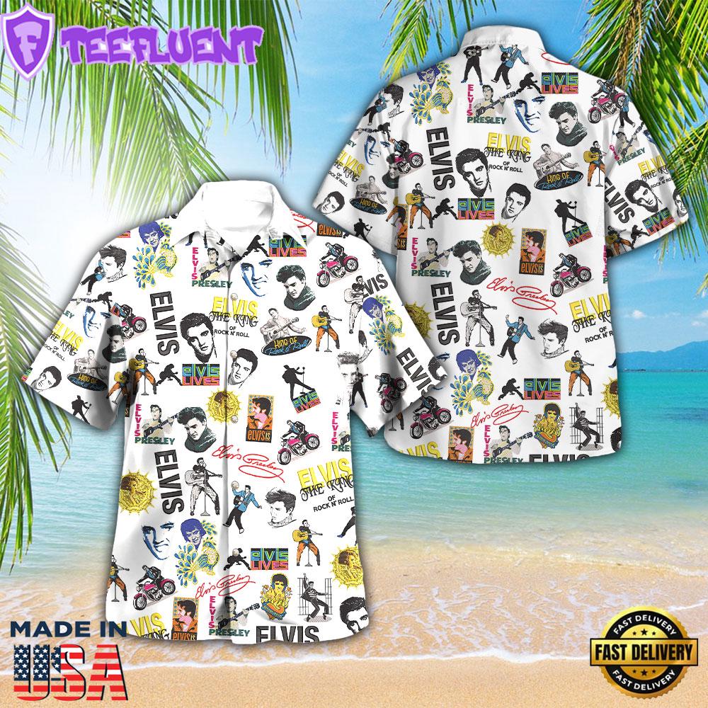Elvis Presley 3D Hawaiian Shirt Gift Fans