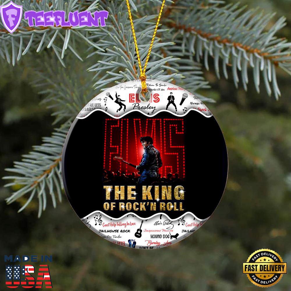 Elvis Presley Christmas Ornament