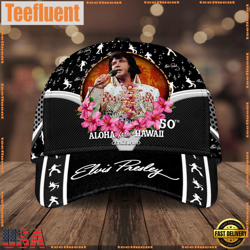 Elvis Presley King of Rock and Roll, Elvis Presley Hawaii 50th,Elvis Presley Classic Cap