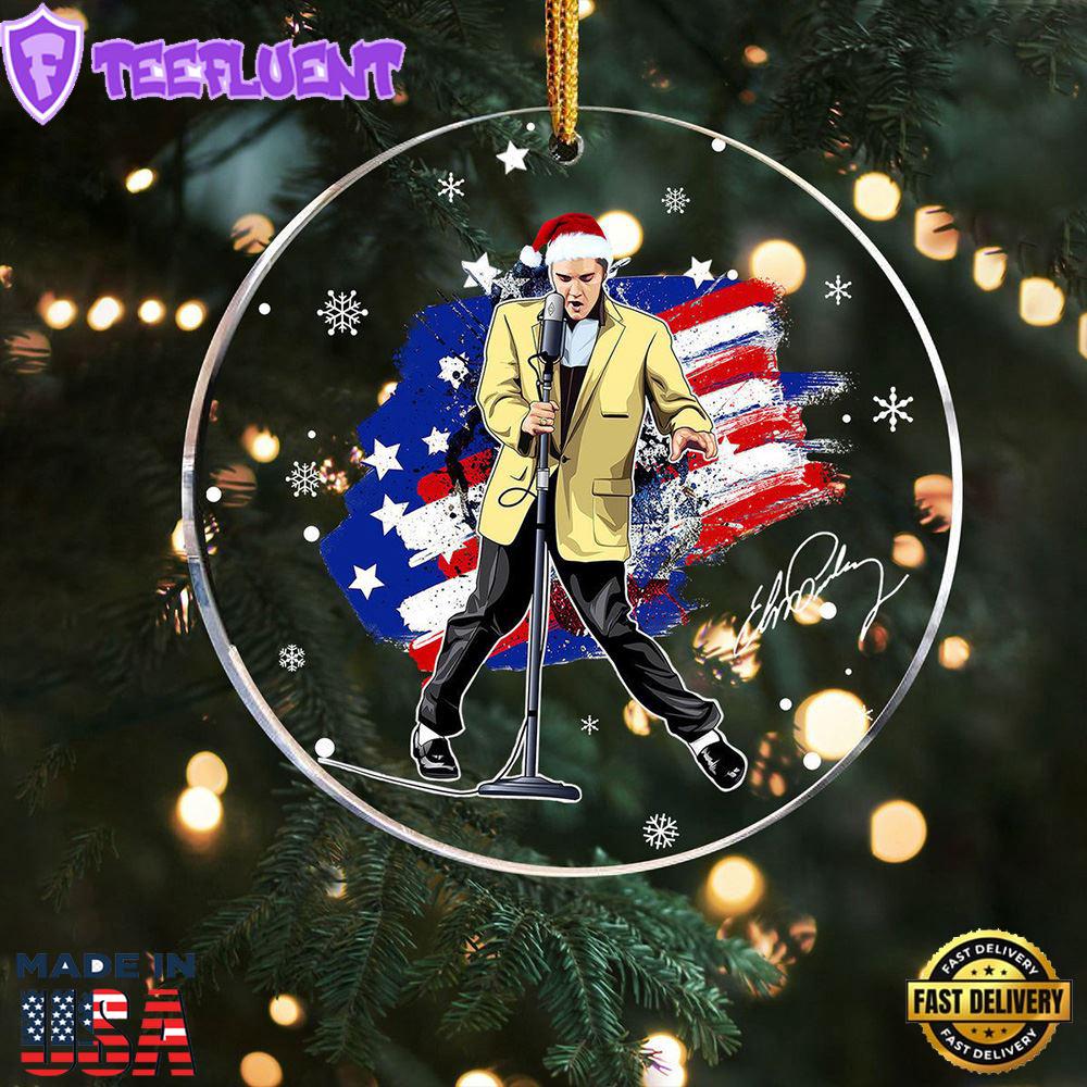 Elvis Presley Musical Ornament, Elvis 2nd In Collectible Musical 1996 Ornament