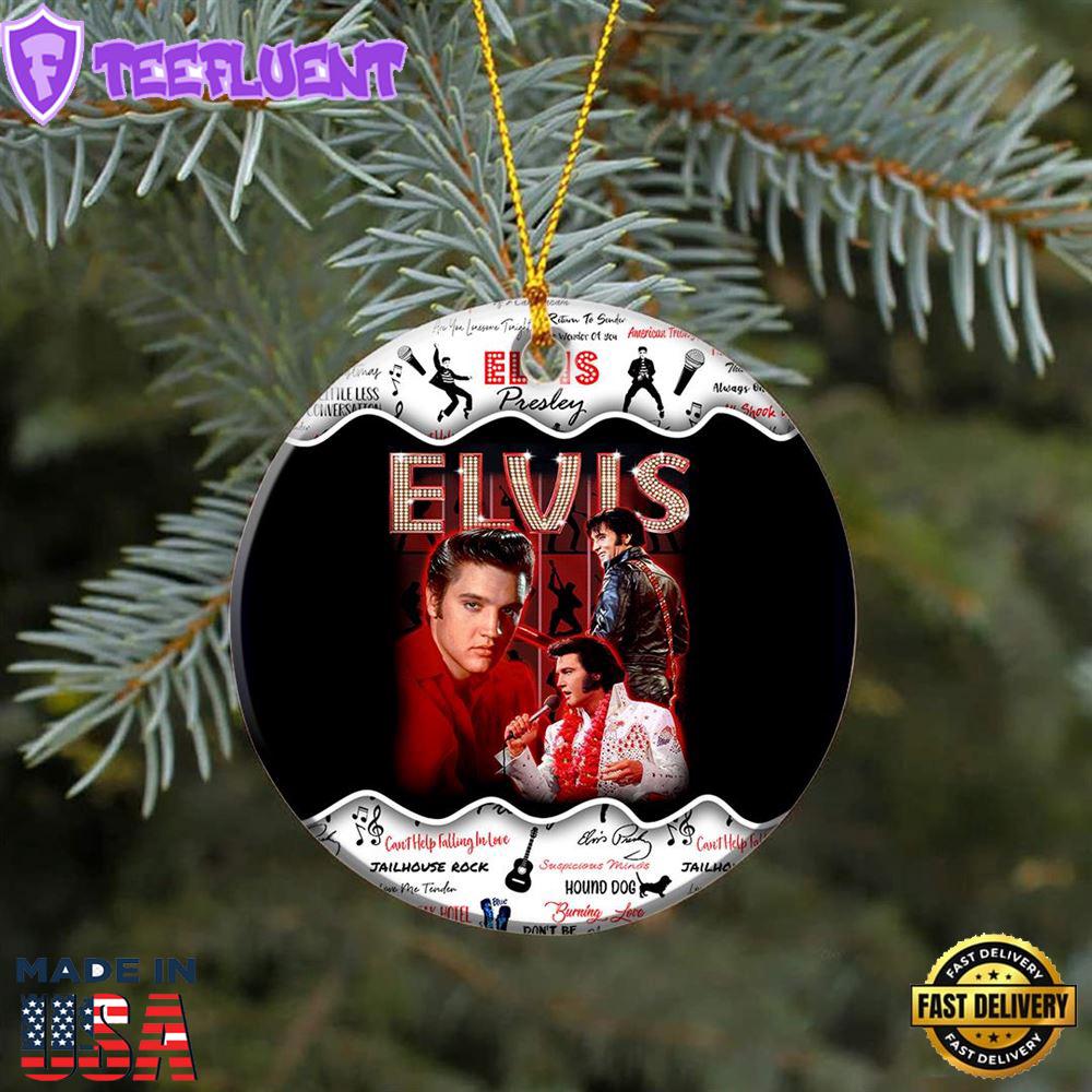 Elvis Presley Musical Ornaments