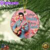 Elvis Presley Personalized Christmas Ornament