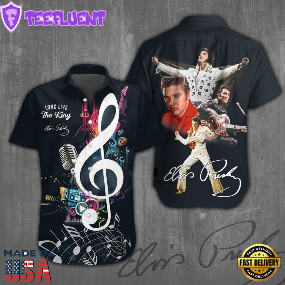 Elvis Presley Short Sleeve Dress Shirt Summer 2025