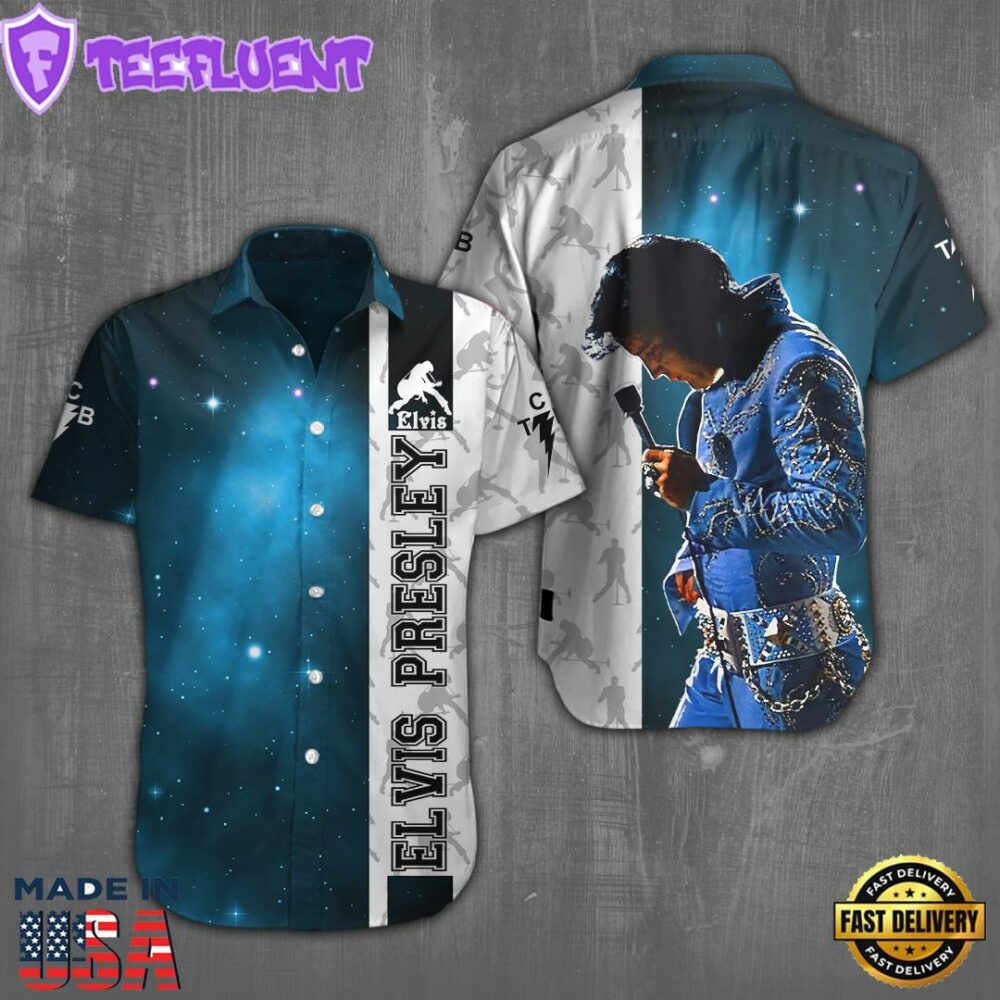 Elvis Presley Short Sleeve Dress Shirt Summer 2025