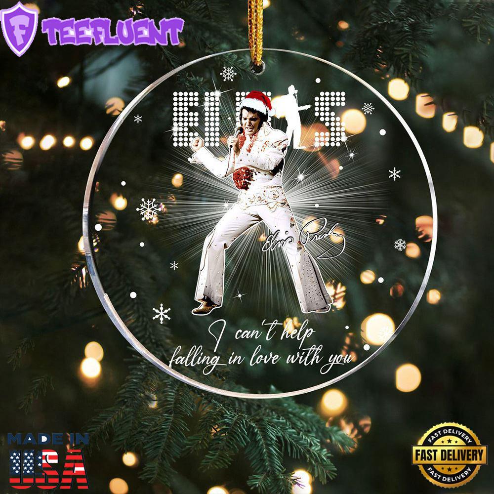 Elvis Presley Sided Acrylic Ornament