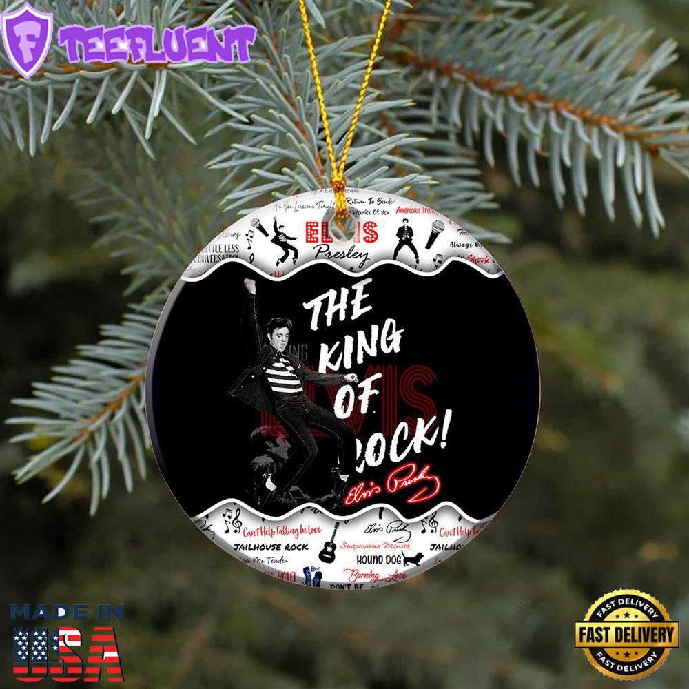 Elvis Presley The Kings Of Rock Ornament