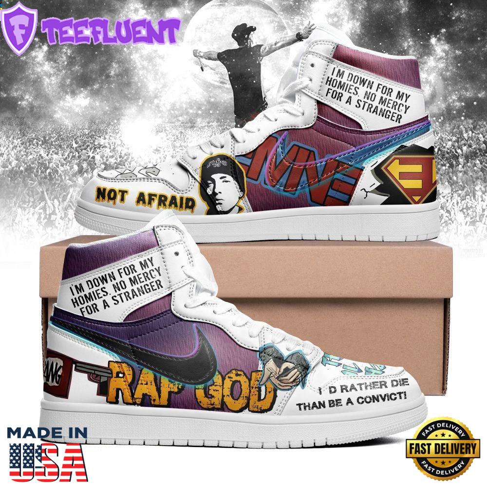 Eminem Rap God Custom Air Jordan 1 Sneakers