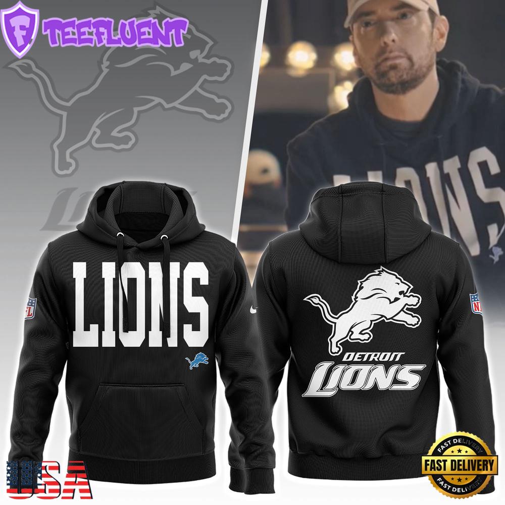 Eminem x Detroit Lions Logo Team Hoodie