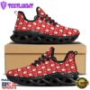 Emoji Christmas Print Pattern Black Max Soul Shoes