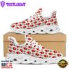 Emoji Cute Christmas Print Pattern White Max Soul Shoes