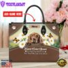 English Cocker Spaniel Dog Are Not Our Whole Life But They Make Our Lives Whole Leather Handbag