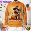 English Cocker Spaniel Dog In Spooky Autumn Halloween 3D Shirt