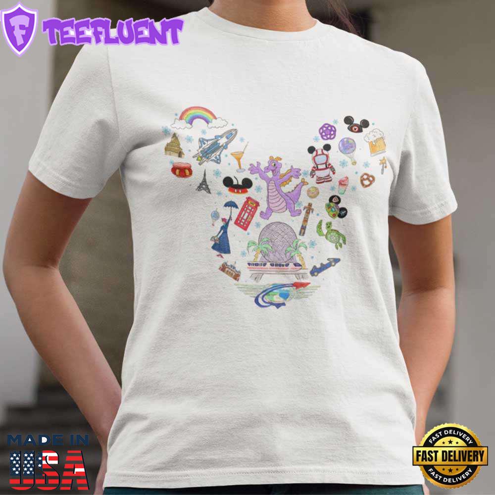 Epcot Mickey Icon Christmas T-shirt Disney