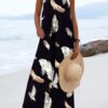 Women's Feather Printed Fashionable Casual Jumpsuit 5 fab98a13 f091 4ad8 b3df c733b1ae4f52.jpg