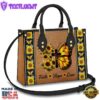 Faith Butterfly Sunflower Leather Bag Christ Gifts Leather Bags