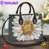 Faith Daisy Leather Bag Christ Gifts Leather Bags