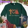 Faith Love Christmas Colored Edition Sweatshirt