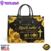 Faith Way Maker 3 Leather Bag Christ Gifts Leather Bags