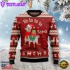 Fa-La-La-Llama Printed Ugly Christmas Sweater